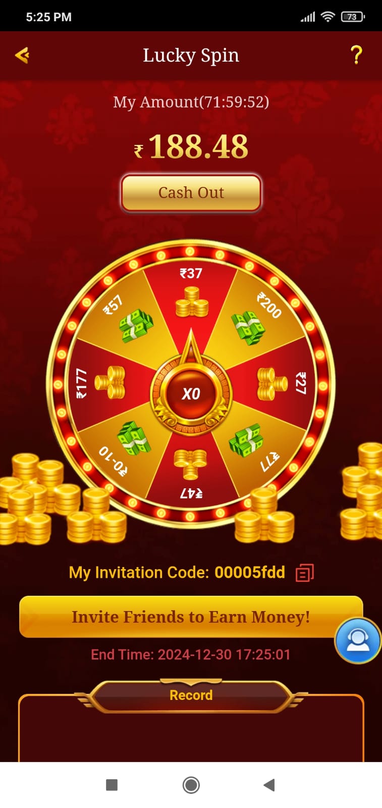 Spinz77 Game App